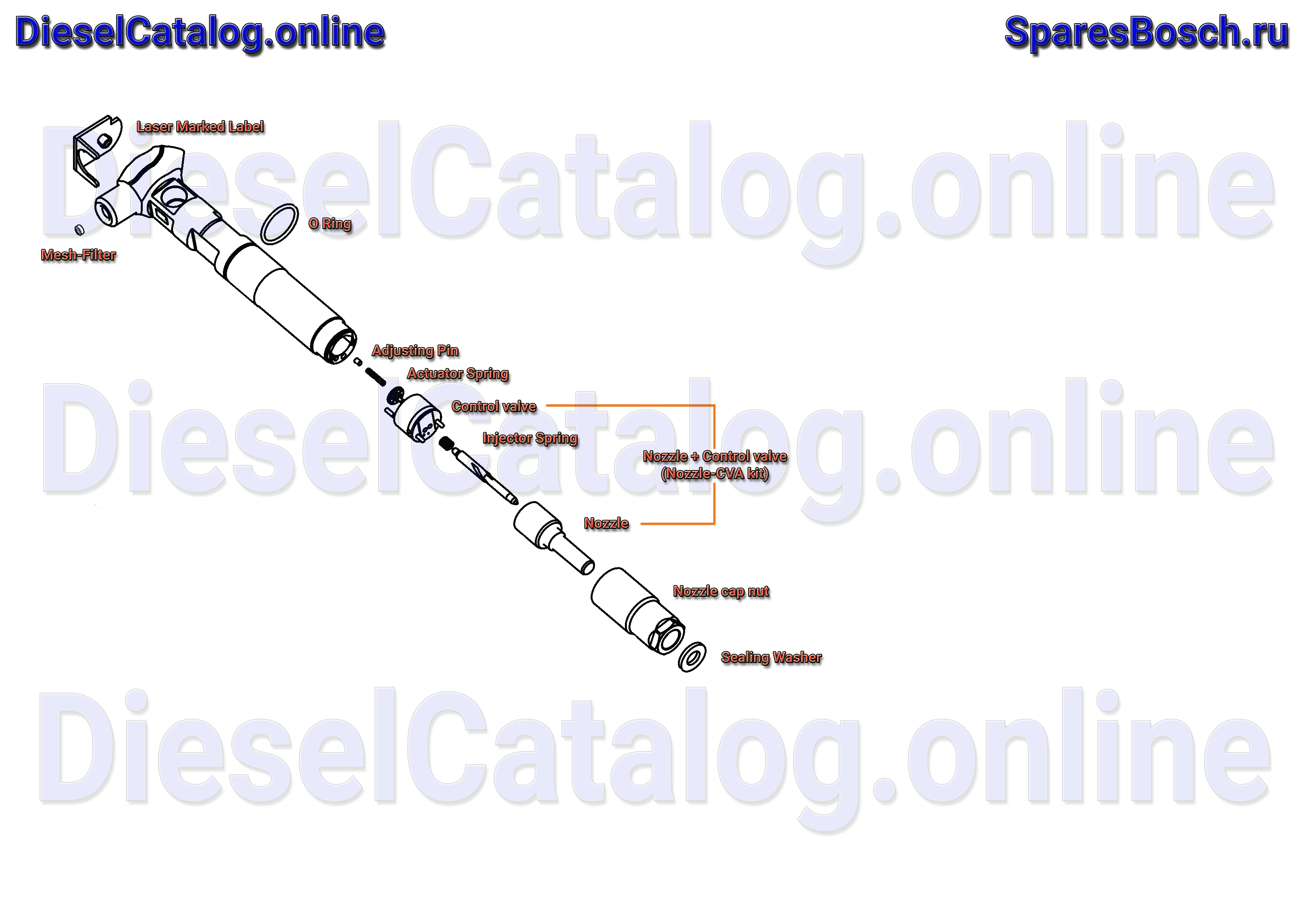 28236381, Injector CR, Common Rail system DELPHI
